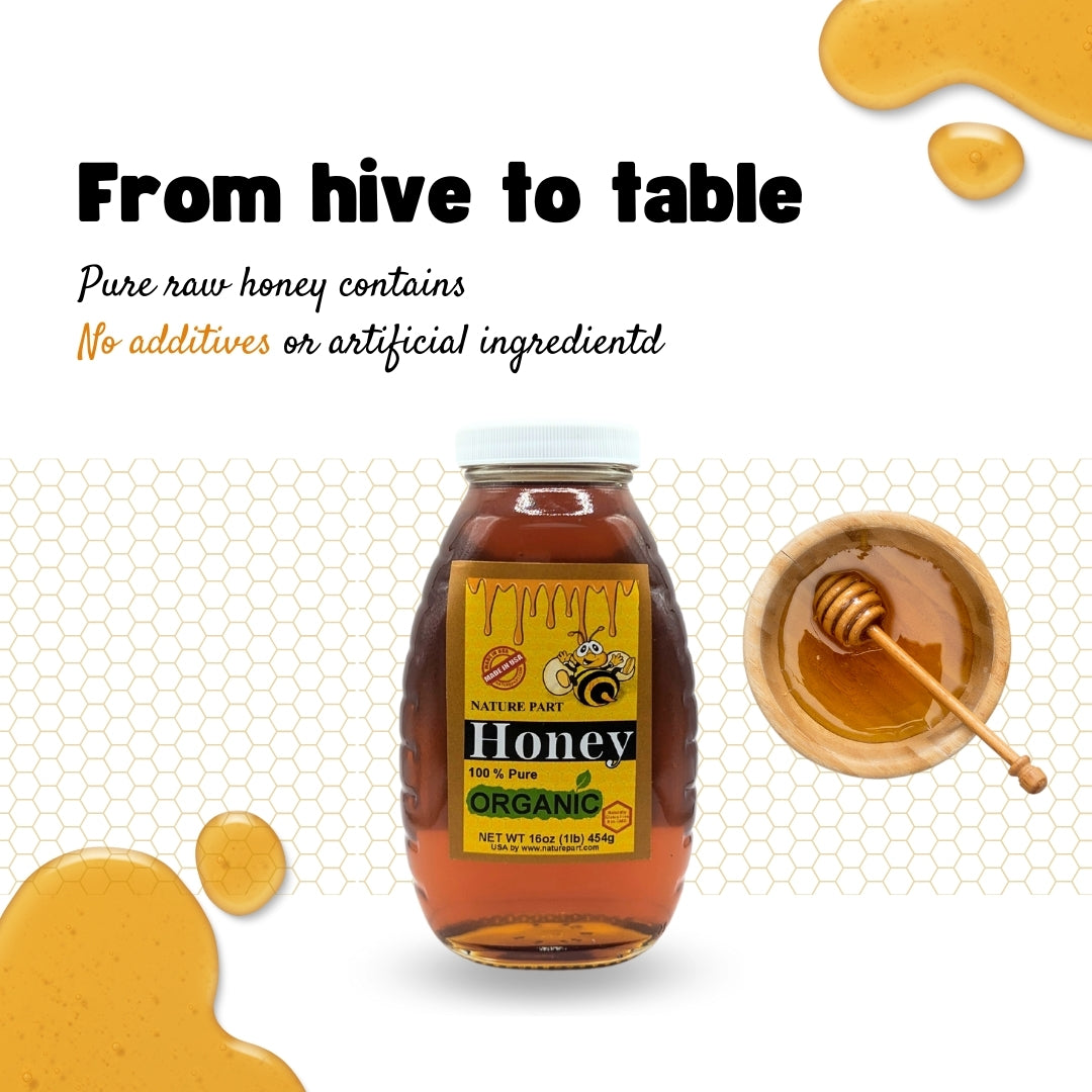 Nature Part Organic honey 16 oz