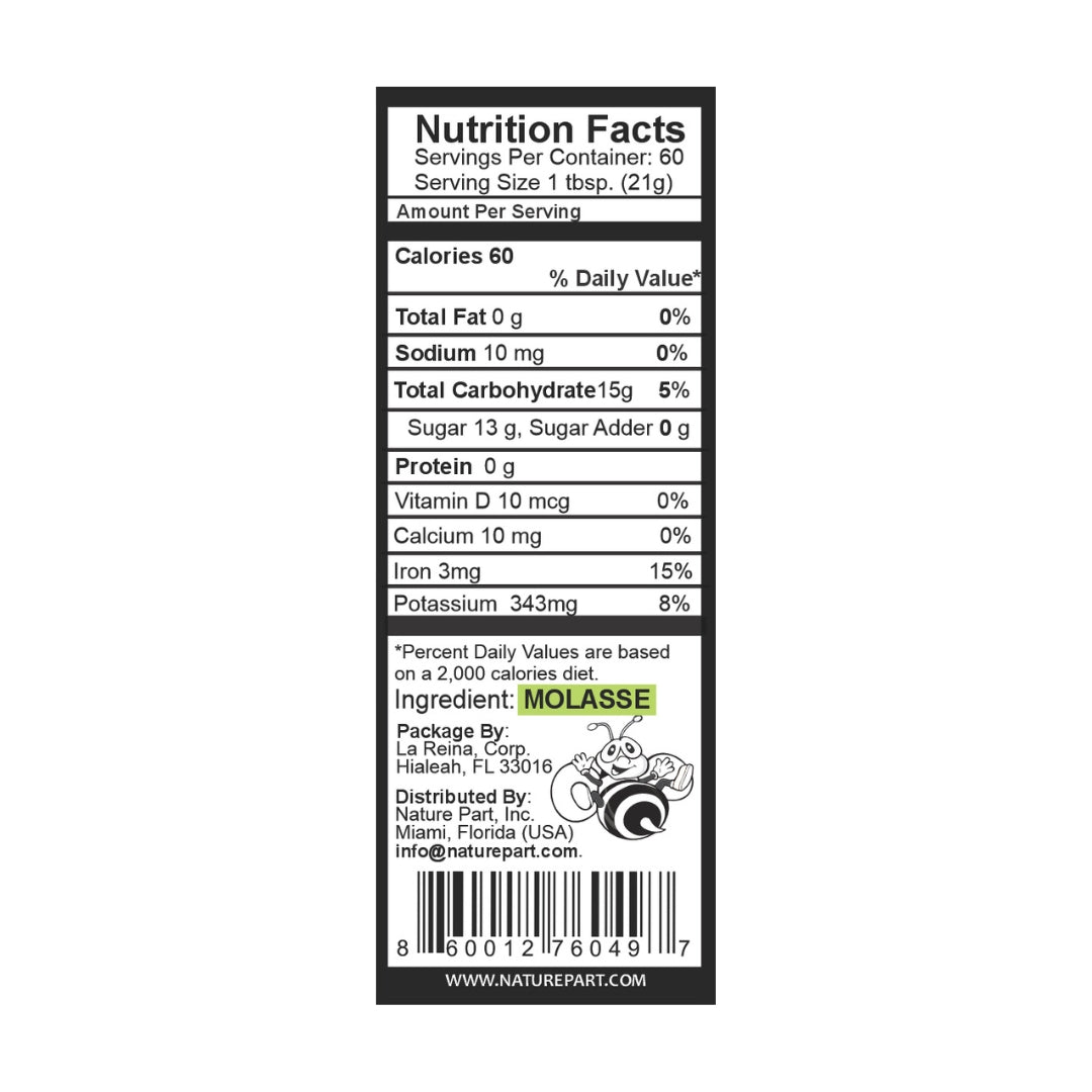 Nature Part Pure Molasses 12 oz