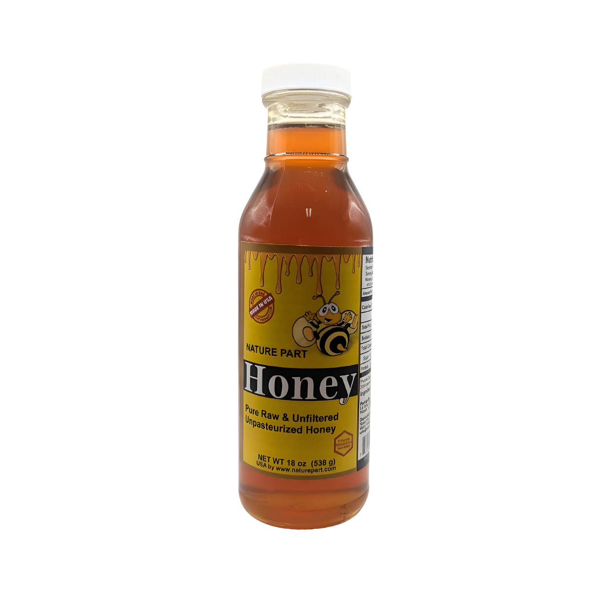 Nature Part Pure, raw and unfiltered honey 18 oz