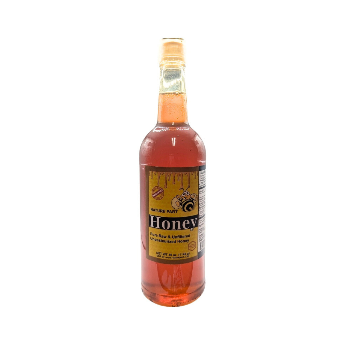 Nature Part Pure, row and unfiltered honey 40 oz