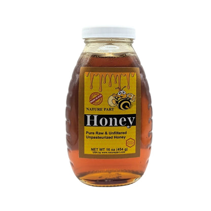 Nature Part Pure, raw and unfiltered honey 16 oz
