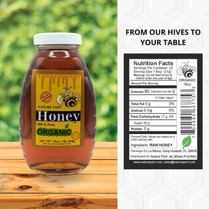 Nature Part Organic honey 16 oz