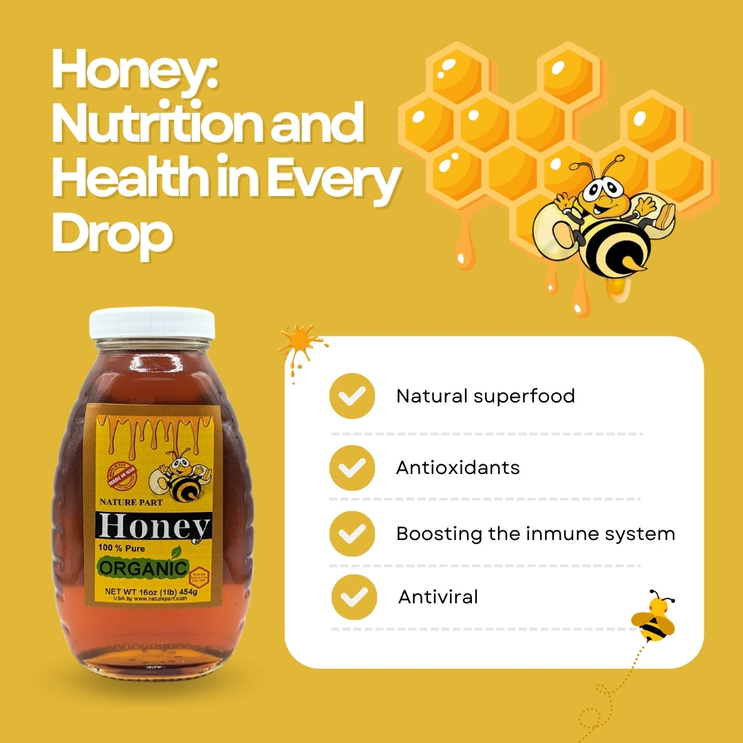 Nature Part Organic honey 16 oz