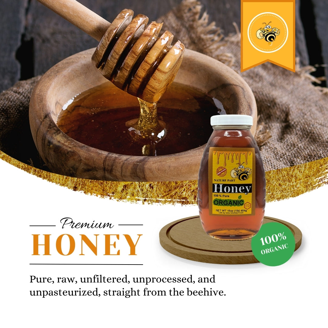Nature Part Organic honey 16 oz