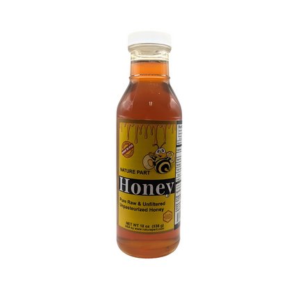 Nature Part Pure, raw and unfiltered honey 18 oz