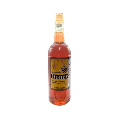Nature Part Pure, row and unfiltered honey 40 oz